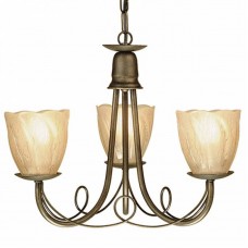Люстра Elstead Lighting MN3 BLK/GOLD MINSTER