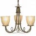 Люстра Elstead Lighting MN3 BLK/GOLD MINSTER