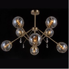 Люстра Natali Kovaltseva MOLECULE 81045-8C ANTIQUE BRASS