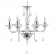 Люстра подвесная Crystal Lux MONICA SP6 CHROME/TRANSPARENT