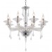 Люстра подвесная Crystal Lux MONICA SP8 CHROME/TRANSPARENT