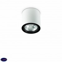 Светильник накладной поворотный Ideal lux Mood Pl1 Big Round Bianco 140872