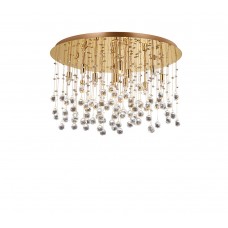 Светильник потолочный хрустальный Ideal lux Moonlight Pl12 Oro 082783