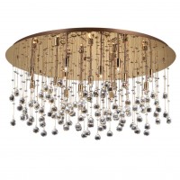 Светильник потолочный хрустальный Ideal lux Moonlight Pl15 Oro 082790