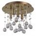 Светильник потолочный хрустальный Ideal lux Moonlight Pl5 Oro 094663