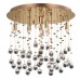 Светильник потолочный хрустальный Ideal lux Moonlight Pl8 Oro 080932