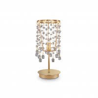 Лампа настольная хрустальная Ideal lux Moonlight Tl1 Oro 082806