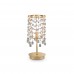 Лампа настольная хрустальная Ideal lux Moonlight Tl1 Oro 082806