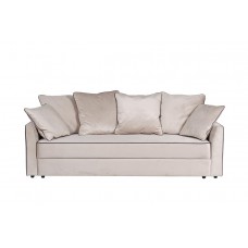 Диван Mores трехместный раскладной бежевый с кантом MORES(K)-2K-КРЕМ-Bel09+Vel35 Garda Decor