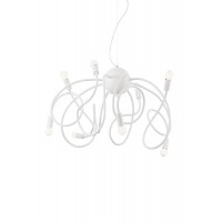 Люстра подвесная Ideal lux Multiflex Sp8 Bianco 141893