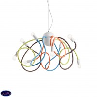 Люстра подвесная Ideal lux Multiflex Sp8 Color 141909