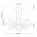Люстра подвесная светодиодная Lucia Tucci Miracoli 200.8 Led