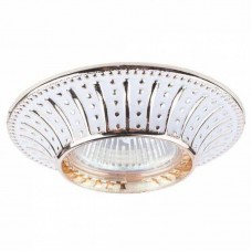 Точечный светильник Donolux N1582-White+Gold stripe