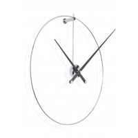 Часы Nomon New Anda, chrome/black, d=100 см NAL000N