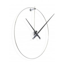 Часы Nomon New Anda, chrome/black, d=100 см NAL000N