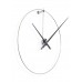 Часы Nomon New Anda, chrome/black, d=100 см NAL000N