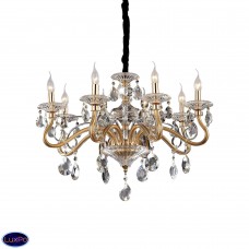 Люстра подвесная Ideal lux Negresco Sp8 Oro 087764