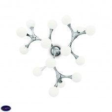 Люстра потолочная Ideal lux Nodino Pl15 Cromo 133409