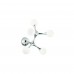 Люстра потолочная Ideal lux Nodino Pl5 Cromo 133386
