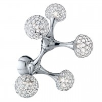 Люстра потолочная Ideal lux Nodi Crystal Pl5 098043