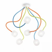 Люстра потолочная Ideal lux Octopus OCTOPUS PL6 COLOR 174976