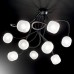 Люстра потолочная Ideal lux Octopus OCTOPUS PL9 NERO 175010