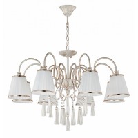 Люстра подвесная/потолочная Crystal Lux OFELIA SP-PL8 WHITE