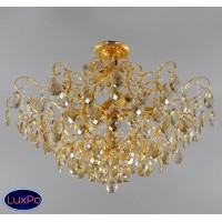 Люстра потолочная Elvan OL13005-9C GD E27x9 (код 9373)