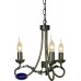 Люстра подвесная/потолочная Elstead Lighting OLIVIA OV3 BLK/GLD