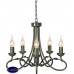 Люстра подвесная/потолочная Elstead Lighting OLIVIA OV5 BLK/GLD