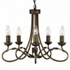 Люстра Elstead Lighting OV5 BLK/GOLD OLIVIA