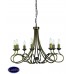 Люстра подвесная/потолочная Elstead Lighting OLIVIA OV8 BLK/GLD