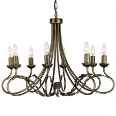 Люстра Elstead Lighting OV8 BLK/GOLD OLIVIA