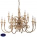 Люстра подвесная Ideal lux Palio Sp12 Ruggine 093857