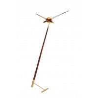 Часы Nomon Pisa Gold N, латунь/дерево "орех", d=73 см, h=150cm PIDN