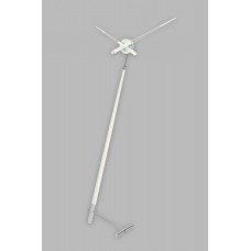 Часы Nomon Pisa L WHITE, хромированная сталь/белый лак, d=73 см, h=150cm PIL000B