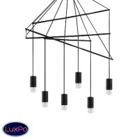 Люстра подвесная Ideal lux Pop POP SP6 NERO 158815