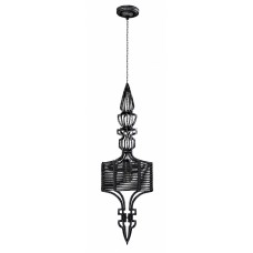Светильник подвесной Crystal Lux PRIMA SP1 A BLACK-SILVER/BLACK