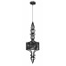 Светильник подвесной Crystal Lux PRIMA SP1 A BLACK-SILVER/BLACK