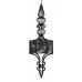 Светильник подвесной Crystal Lux PRIMA SP1 A BLACK-SILVER/BLACK