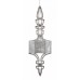 Светильник подвесной Crystal Lux PRIMA SP1 A WHITE-GOLD/WHITE