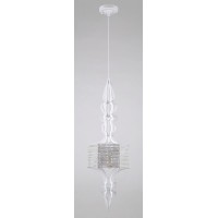 Светильник подвесной Crystal Lux PRIMA SP1 A WHITE/WHITE