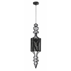 Светильник подвесной Crystal Lux PRIMA SP1 B BLACK-SILVER/BLACK
