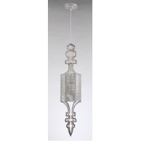 Светильник подвесной Crystal Lux PRIMA SP1 B WHITE-GOLD/WHITE