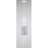 Светильник подвесной Crystal Lux PRIMA SP1 B WHITE/WHITE