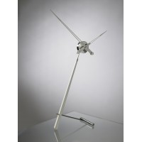 Часы Nomon Puntero L WHITE, хром/белый лак, D=74 см. PUL000B