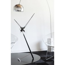 Часы Nomon Puntero L BLACK, хром/черный лак, D=74 см. PUL000N