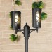 Уличный столб Elektrostandard Premier F/2 черный (GL 1017F/2) a039864