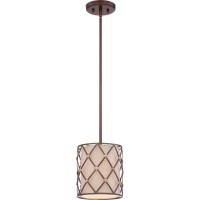 Светильник подвесной Quoizel BROWN LATTICE QZ/BROWNLATT/P/S