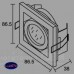 Светильник встраиваемый поворотный Italline Qana 1L coffee